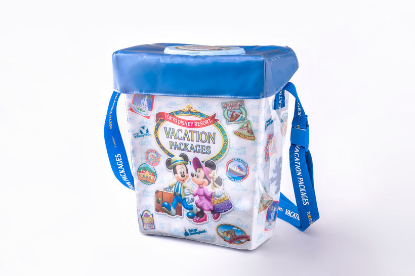 バケーションパッケージのポップコーンバケットには内蓋にチャックがついている