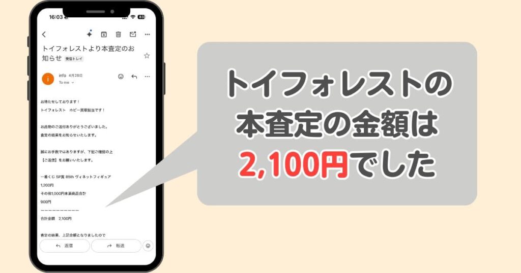 即日入金は本当！トイフォレストでディズニーグッズを買取してもらった体験談｜ディズニーのフィギュア4点の査定結果は2,100円でした