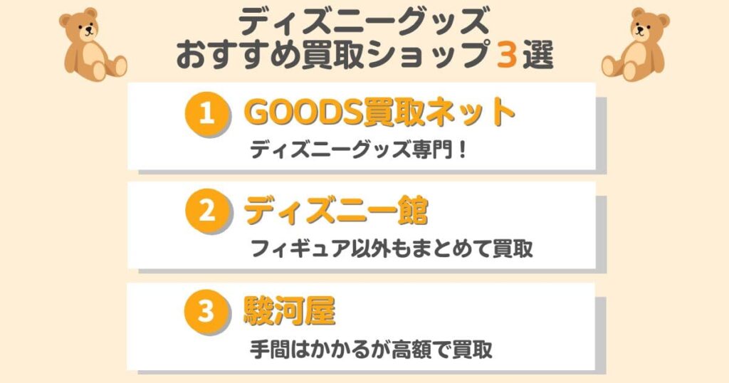 【評判は良い】トイフォレストの口コミを50人集めて分かった！高く売れる人と損する人の特徴｜GOODS買取ネット、ディズニー館、駿河屋